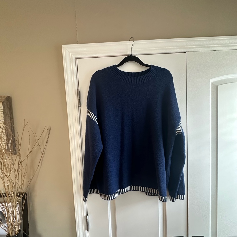 Navy Blue Dokotoo Sweater 2X